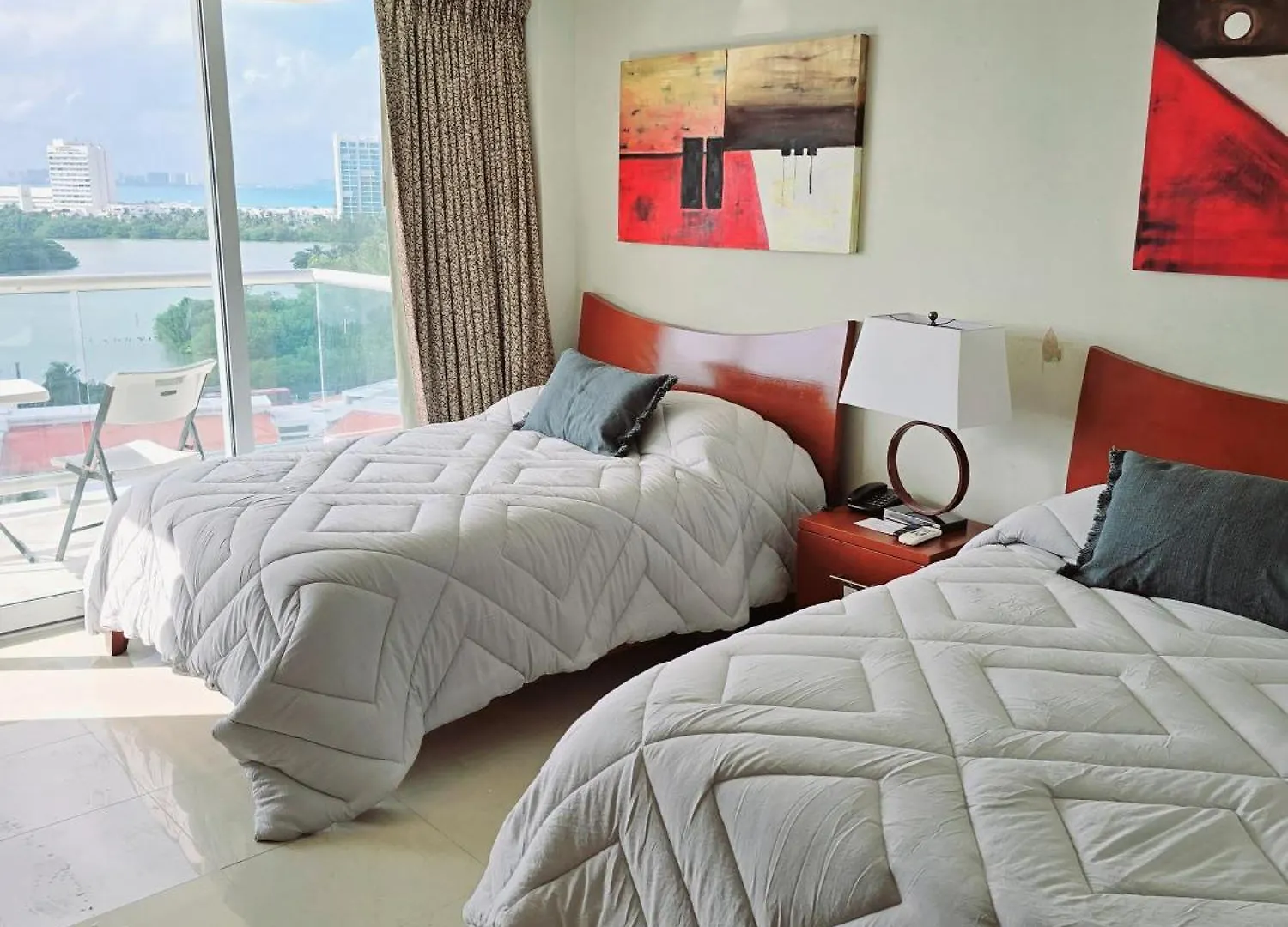 公寓 The Luxe Coastal Duplex Beach At Salvia Condominiums 坎昆
